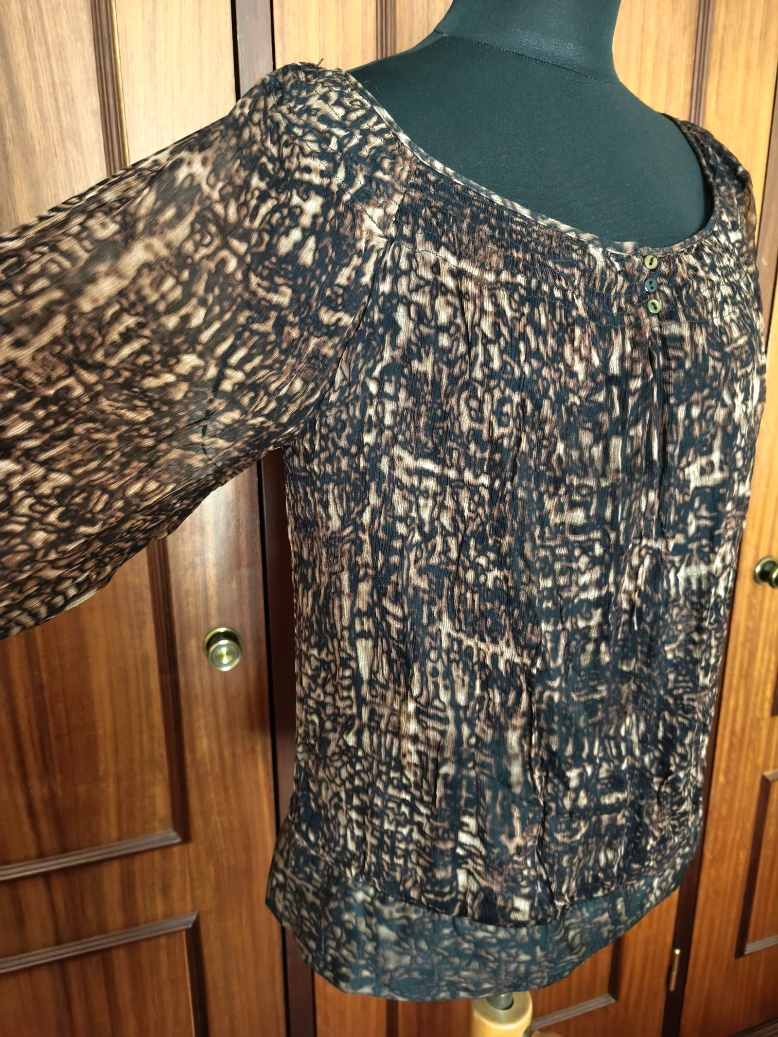 Blusa Zara Basic L (Forrada) / Top Zara – photo 3